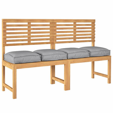Kudde 4 pcs Grå 40 x 40 x 8 cm Oxford Tyg