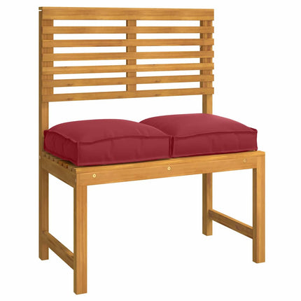 Kudde 4 pcs Vinröd 40 x 40 x 8 cm Oxford Tyg