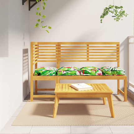 Kudde Blommor 4 pcs Flerfärgsdesign 40 x 40 x 8 cm Oxford Tyg