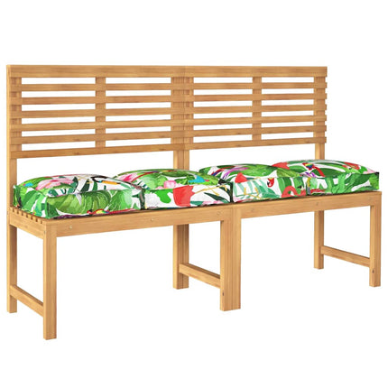 Kudde Blommor 4 pcs Flerfärgsdesign 40 x 40 x 8 cm Oxford Tyg
