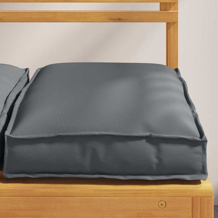Kudde 6 pcs Antracit 40 x 40 x 8 cm Oxford Tyg