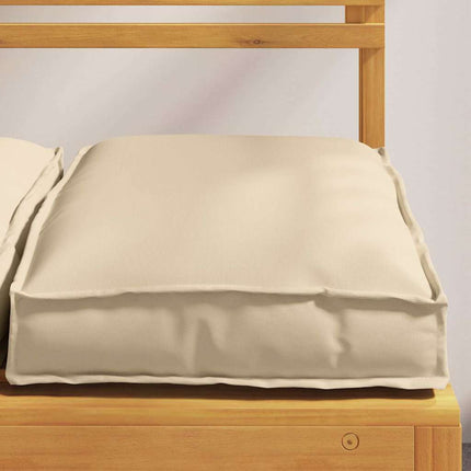 Kudde 6 pcs Beige 40 x 40 x 8 cm Oxford Tyg