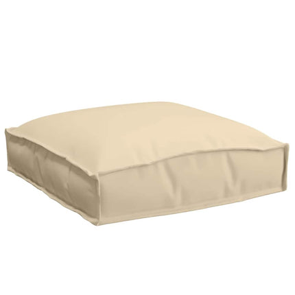 Kudde 6 pcs Beige 40 x 40 x 8 cm Oxford Tyg