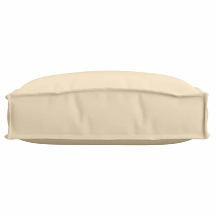 Kudde 6 pcs Beige 40 x 40 x 8 cm Oxford Tyg