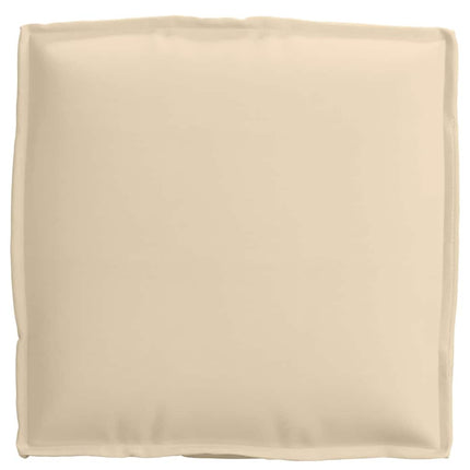 Kudde 6 pcs Beige 40 x 40 x 8 cm Oxford Tyg