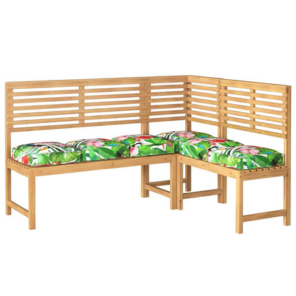Kudde Blommor 6 pcs Flerfärgsdesign 40 x 40 x 8 cm Oxford Tyg