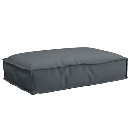 Kudde Antracit 60 x 40 x 8 cm Oxford Tyg