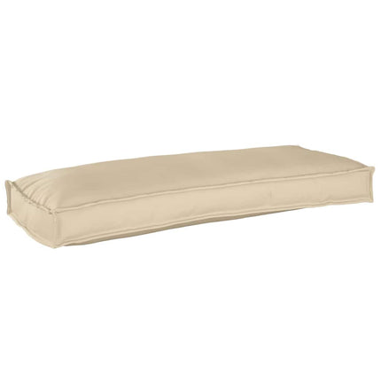 Kudde Beige 100 x 40 x 8 cm Oxford Tyg
