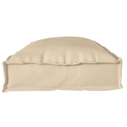 Kudde Beige 100 x 40 x 8 cm Oxford Tyg