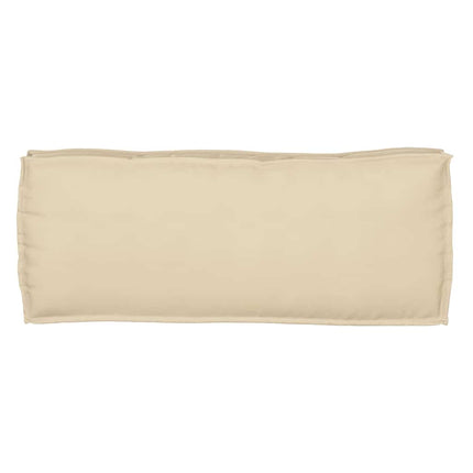 Kudde Beige 100 x 40 x 8 cm Oxford Tyg