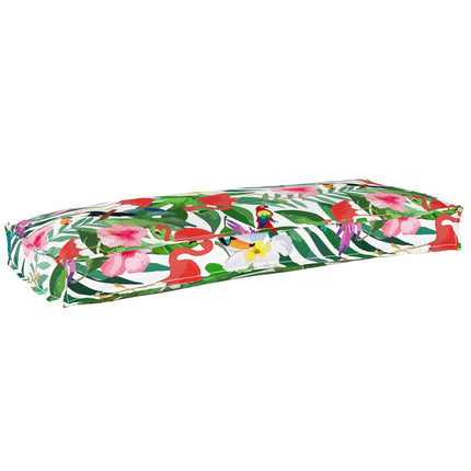 Kudde Blommor Flerfärgsdesign 100 x 40 x 8 cm Oxford Tyg