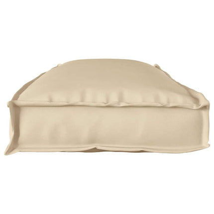 Kudde Beige 110 x 40 x 8 cm Oxford Tyg