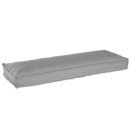 Kudde Grå 120 x 40 x 8 cm Oxford Tyg