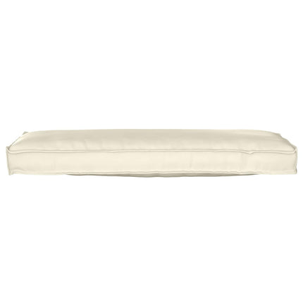 Kudde Kräm 120 x 40 x 8 cm Oxford Tyg