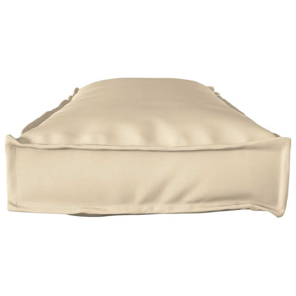 Kudde Beige 120 x 40 x 8 cm Oxford Tyg
