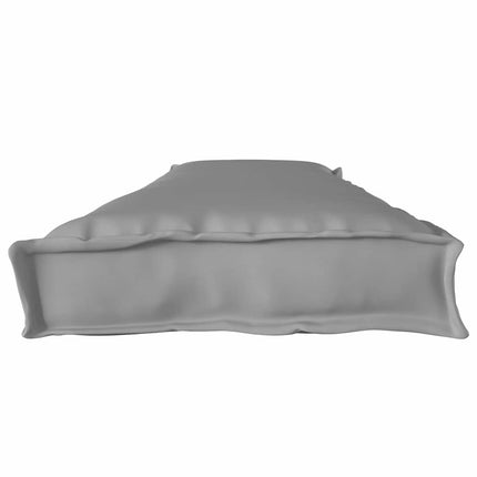 Pallkudde Grå 180 x 40 x 8 cm Oxford Tyg
