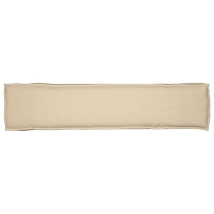 Pallkudde Beige 180 x 40 x 8 cm Oxford Tyg