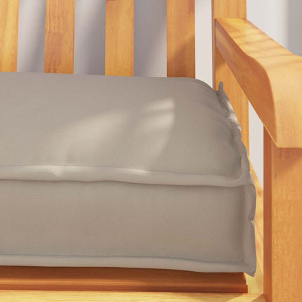 Pallkudde Taupe 180 x 40 x 8 cm Oxford Tyg