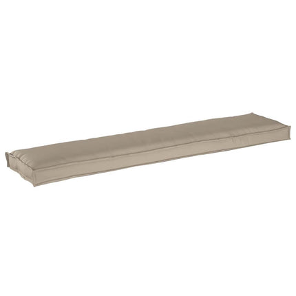Pallkudde Taupe 180 x 40 x 8 cm Oxford Tyg