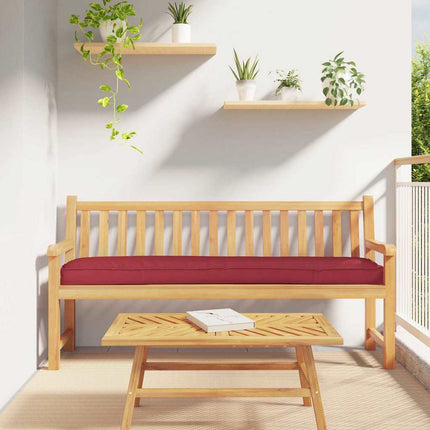 Pallkudde Vinröd 180 x 40 x 8 cm Oxford Tyg
