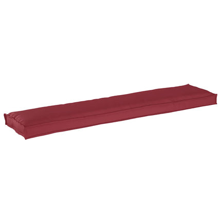 Pallkudde Vinröd 180 x 40 x 8 cm Oxford Tyg