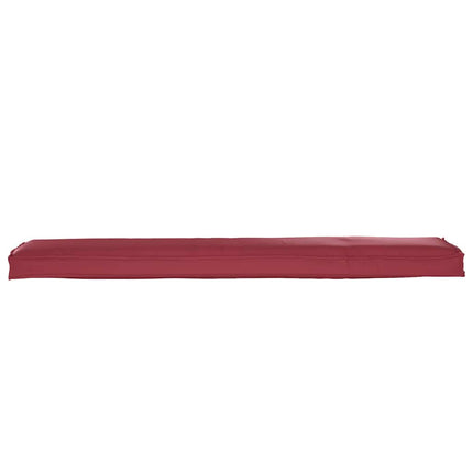 Pallkudde Vinröd 180 x 40 x 8 cm Oxford Tyg