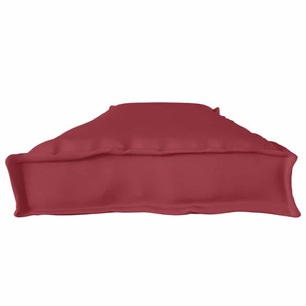 Pallkudde Vinröd 180 x 40 x 8 cm Oxford Tyg