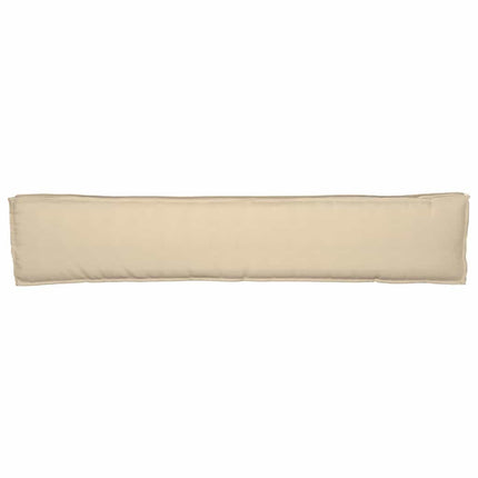 Pallkudde Beige 200 x 40 x 8 cm Oxford Tyg