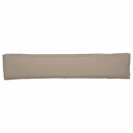 Pallkudde Taupe 200 x 40 x 8 cm Oxford Tyg