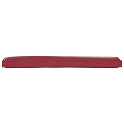 Pallkudde Vinröd 200 x 40 x 8 cm Oxford Tyg