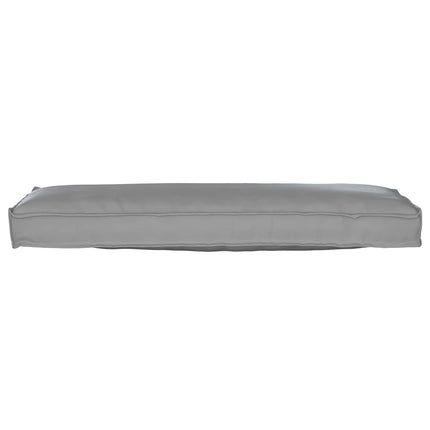 Pallkuddset 2 pcs Grå 120 x 40 x 8 cm Oxford Tyg