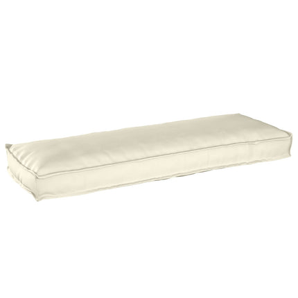 Pallkuddset 2 pcs Kräm 120 x 40 x 8 cm Oxford Tyg
