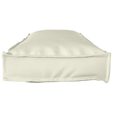 Pallkuddset 2 pcs Kräm 120 x 40 x 8 cm Oxford Tyg