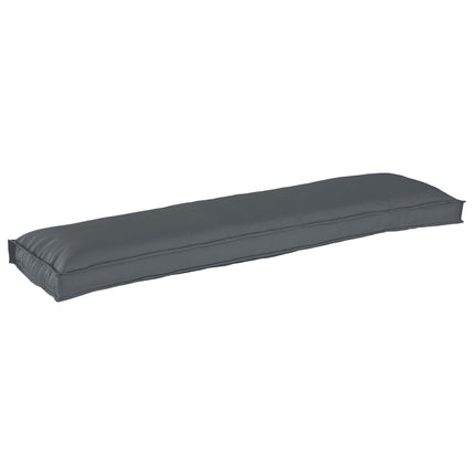Pallkuddset 2 pcs Antracit 150 x 40 x 8 cm Oxford Tyg