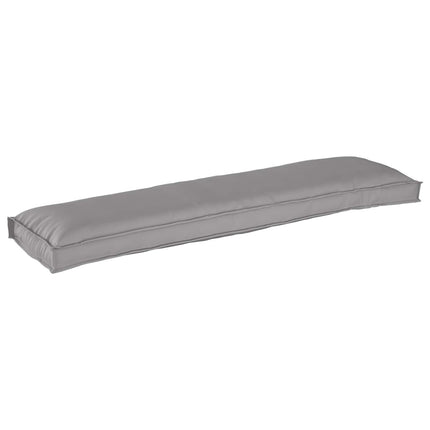 Pallkuddset 2 pcs Grå 150 x 40 x 8 cm Oxford Tyg
