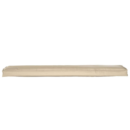 Pallkuddset 2 st Oxford Tyg Beige 180 x 40 x 8 cm
