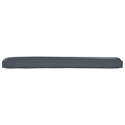 Pallkuddset 2 st Oxford Tyg Antracit 200 x 40 x 8 cm