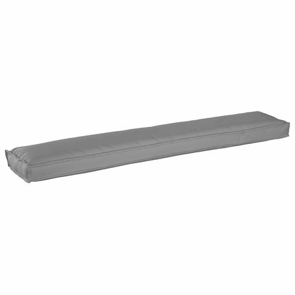 Pallkuddset 2 pcs Grå 200 x 40 x 8 cm Oxford Tyg