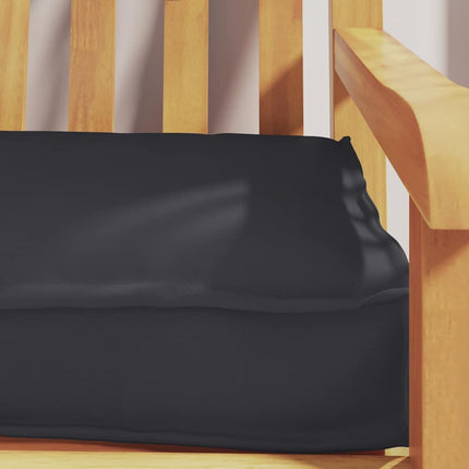 Pallkuddset 2 pcs Svart 200 x 40 x 8 cm Oxford Tyg