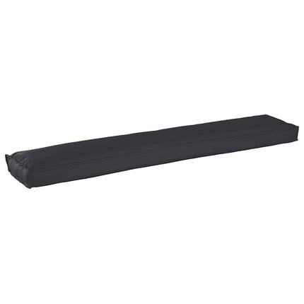 Pallkuddset 2 pcs Svart 200 x 40 x 8 cm Oxford Tyg