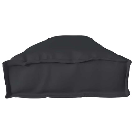 Pallkuddset 2 pcs Svart 200 x 40 x 8 cm Oxford Tyg