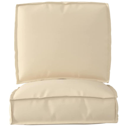 Pallkuddset 2 pcs Beige Oxford Tyg