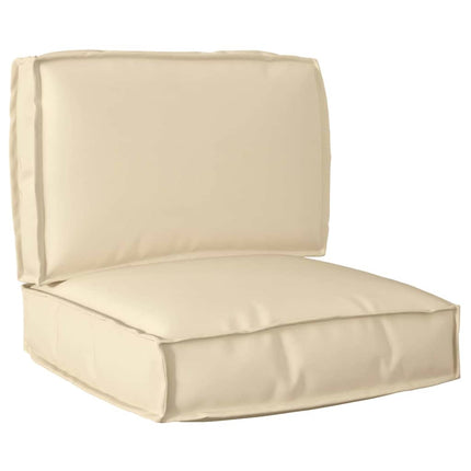 Pallkuddset Oxford Tyg Beige 60 x 60 x 52 cm
