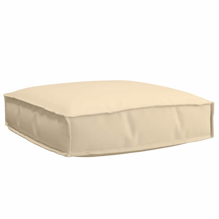 Pallkuddset Oxford Tyg Beige 60 x 60 x 52 cm