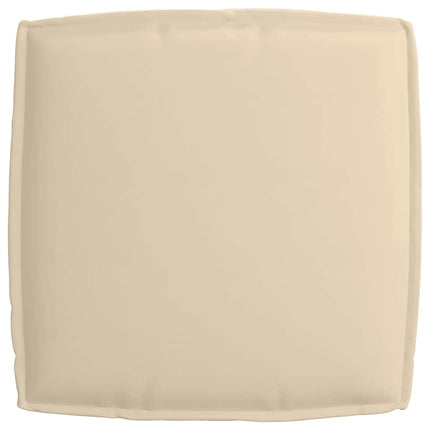 Pallkuddset Oxford Tyg Beige 60 x 60 x 52 cm
