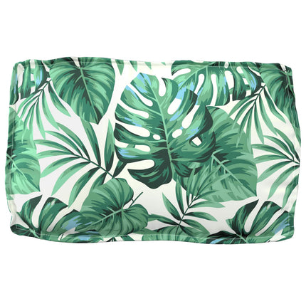 Pallkuddset Blommor 2 pcs Grön Blad Mönster Oxford Tyg