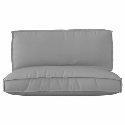 Pallkuddset 2 pcs Grå Oxford Tyg