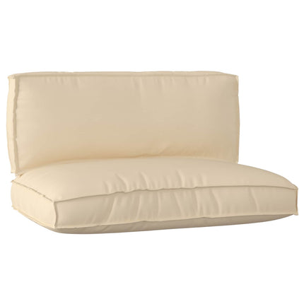 Pallkuddset 2 pcs Beige Oxford Tyg