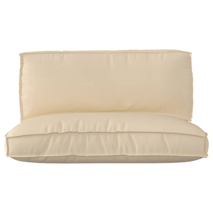 Pallkuddset 2 pcs Beige Oxford Tyg