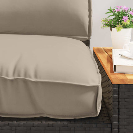 Pallkuddset 2 pcs Taupe Oxford Tyg